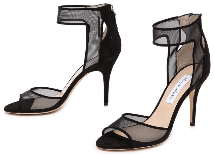 Monique Lhuillier Laurel Sandals Black