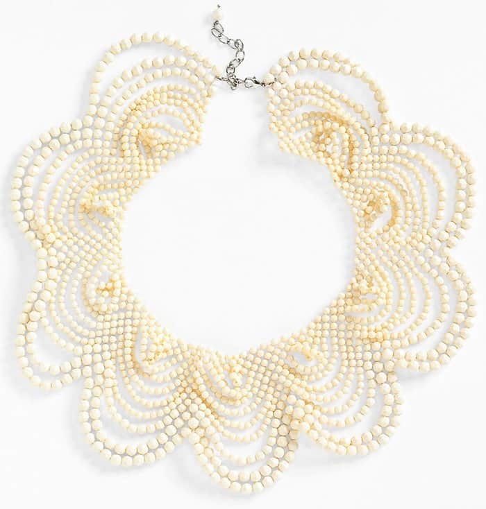 Natasha Couture Beaded Collar Necklace