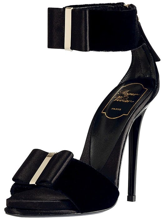 Roger Vivier "Le Smoking" Bow Sandals