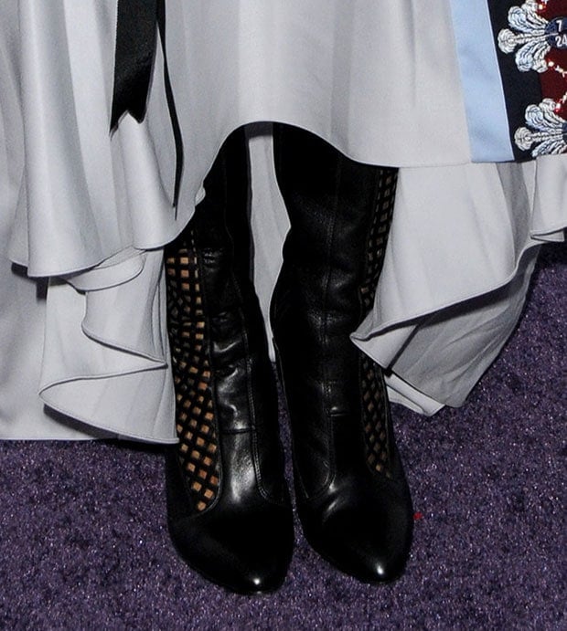 Sarah Jessica Parker wearing SJP knee-high boots