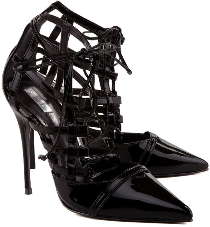 Schutz "Buthayna" Lace-Up Pumps