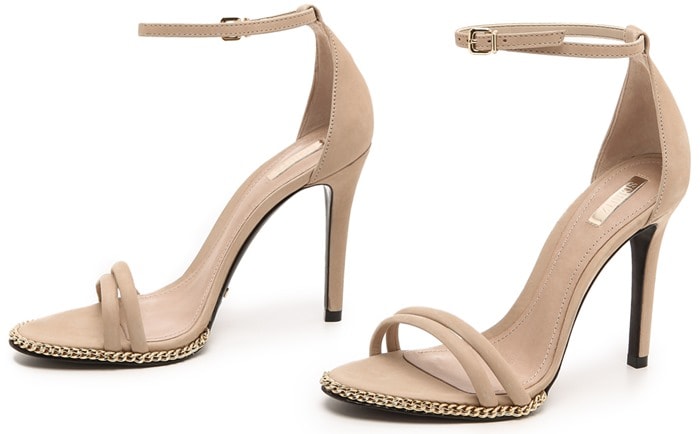 Schutz "Panteria" Nubuck Sandals