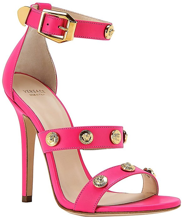 Versace Signature Medusa High Heel Sandals