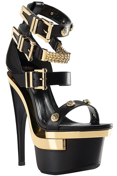 Versace Studded Platform Sandals