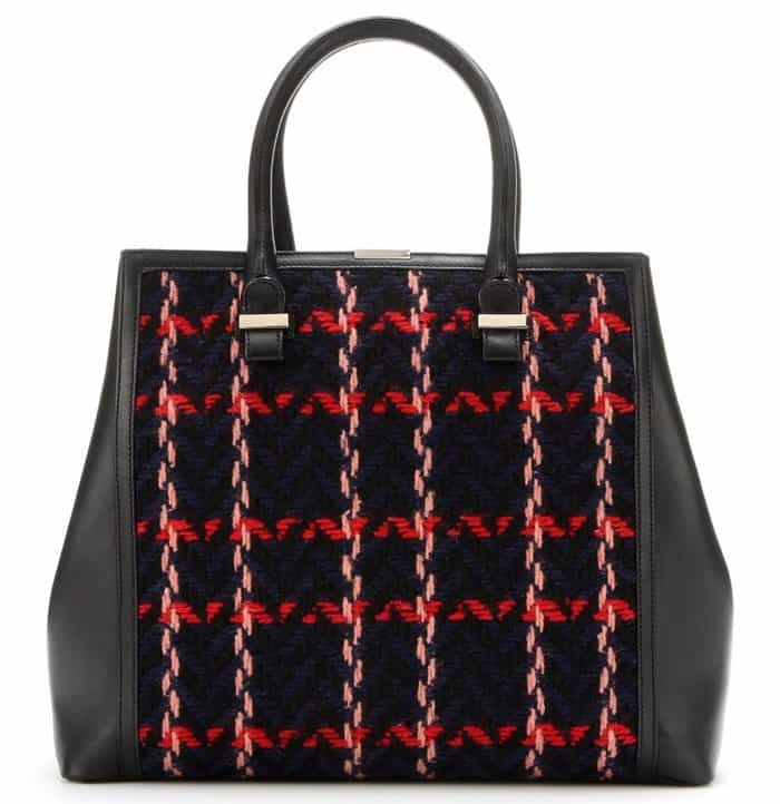 Victoria Beckham "Liberty" Embroidered Tote