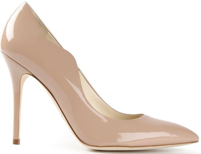 Brian Atwood Beige "Besame" Pumps