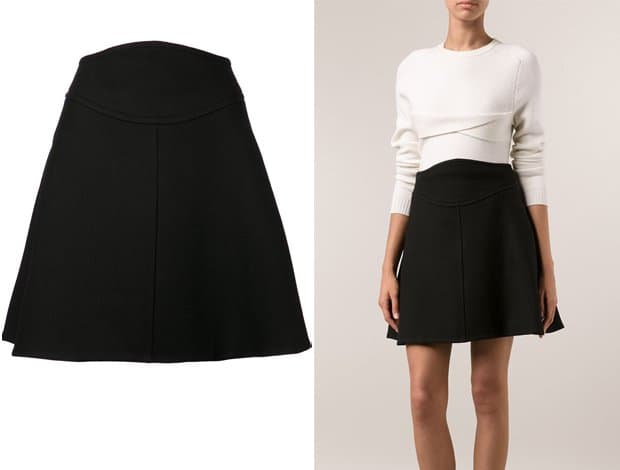 Carven Braided A line Skirt