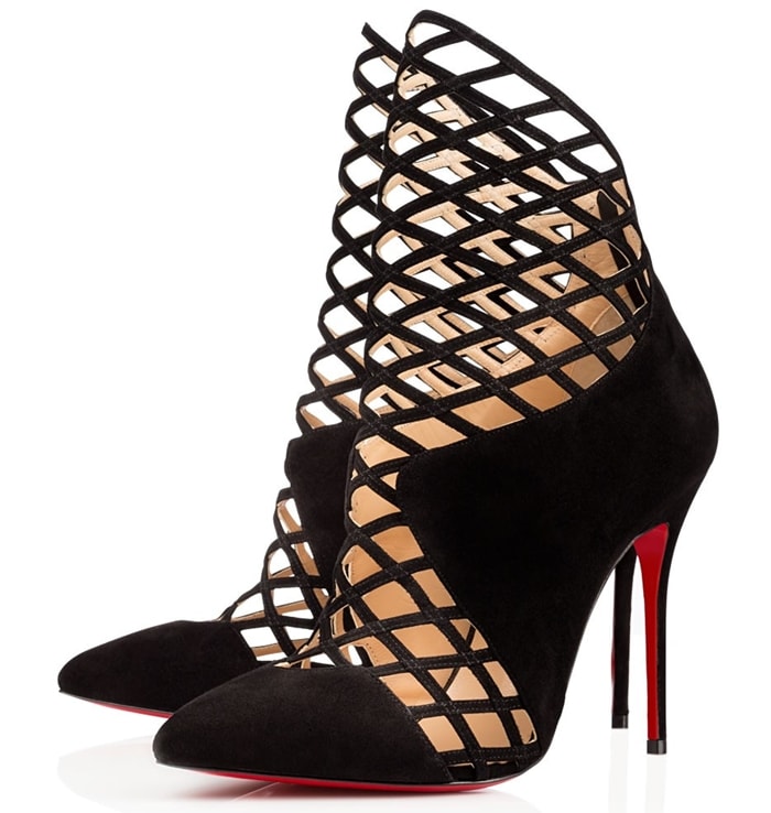 Christian Louboutin Encage 100mm Booties