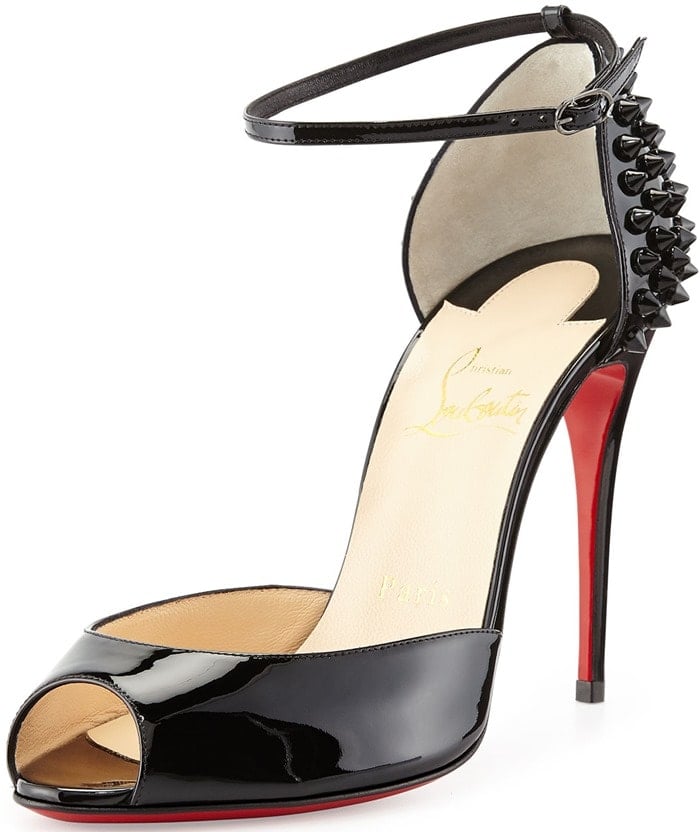 Christian Louboutin "Pina" Spike Red-Sole Sandals