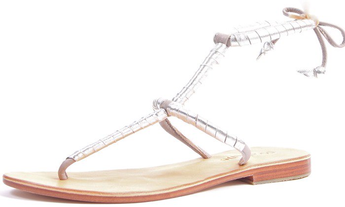 Cocobelle Milano Thong Gladiator Flat Sandals