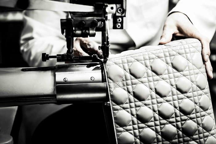 Christian Dior only uses the finest quality leather