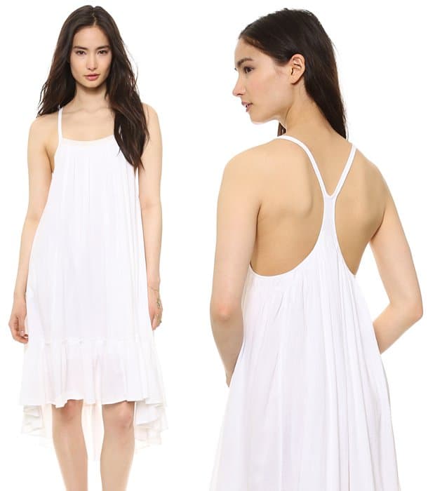 Free People Solid Gauze Dress