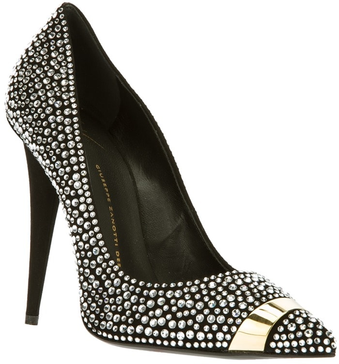 Giuseppe Zanotti Black Embellished Pump