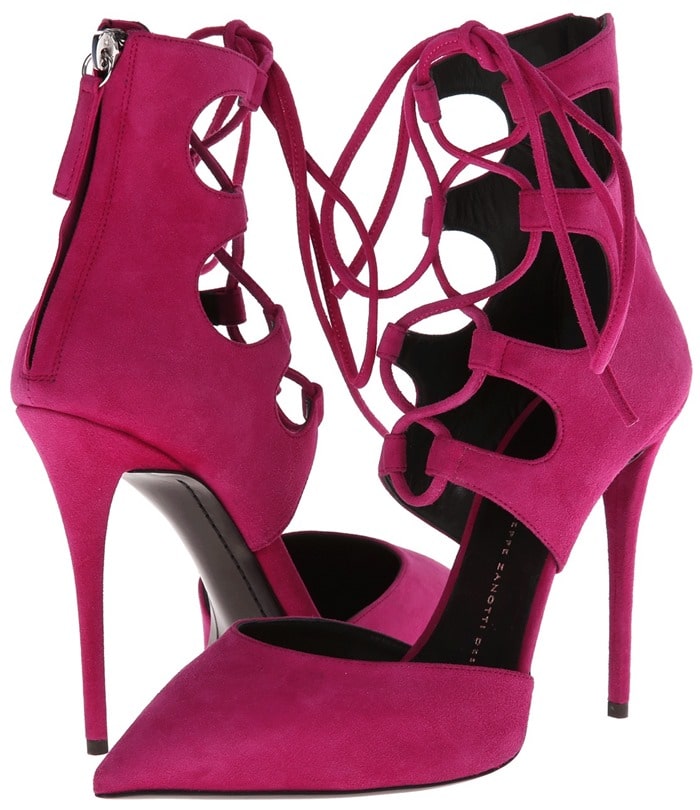 Pink Suede Giuseppe Zanotti Pumps