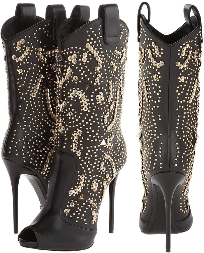 Giuseppe Zanotti Mid-Calf Heel Boots