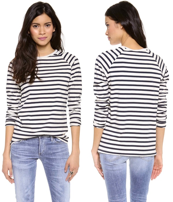 Harvey Faircloth Sailor Stripe Boyfriend Tee