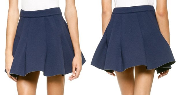 JOA Pleated Neoprene Skirt