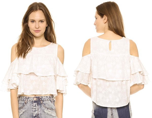 JOA Ruffled Blouse