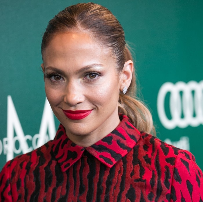 Jennifer Lopez at the 2014 Variety Power of Women event presented by Lifetime at the Beverly Wilshire Four Seasons in Los Angeles on October 10, 2014