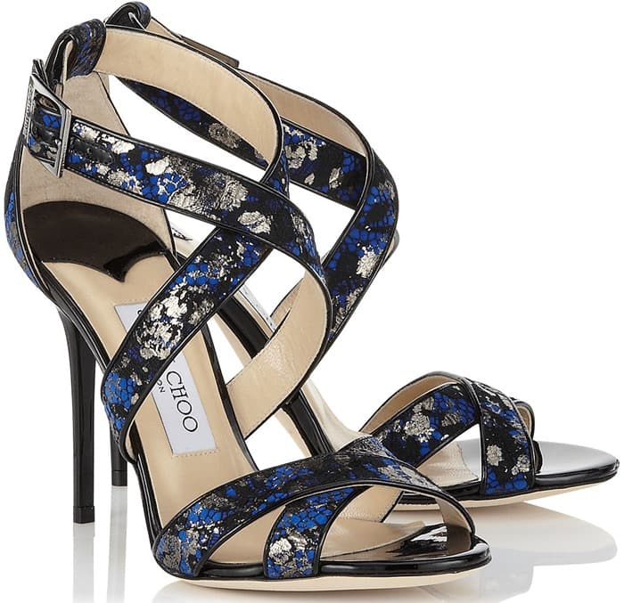 Jimmy Choo Sequined Lottie Sandals