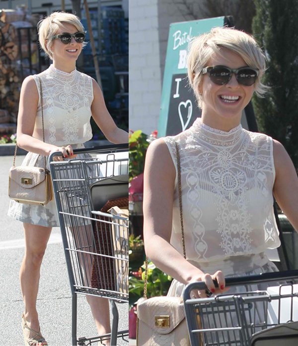 Julianne Hough shows off her cute pixie cut