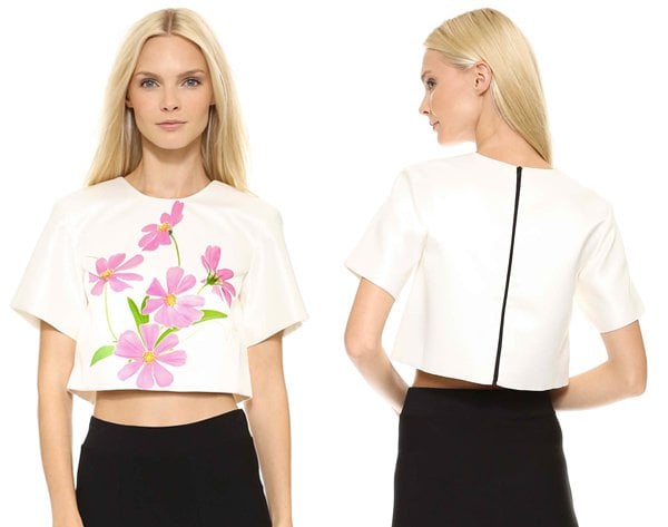 Karla Spetic Roadside Flower Crop Top