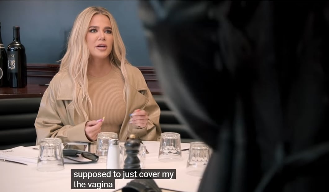 Khloé Alexandra Kardashian suggests the SKIMS bodysuits need more fabric to cover the vagina area