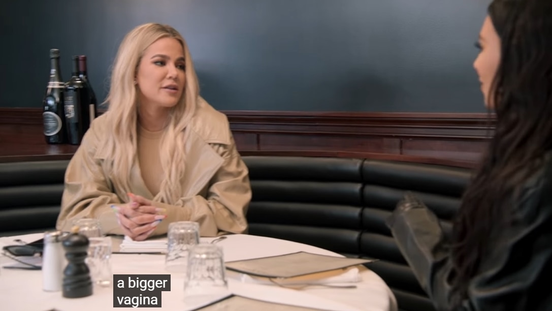 Kim Kardashian agreed to widen the 'vagina area' in the SKIMS bodysuits after her sister Khloe Kardashian suggested it needed 'a little more fabric'