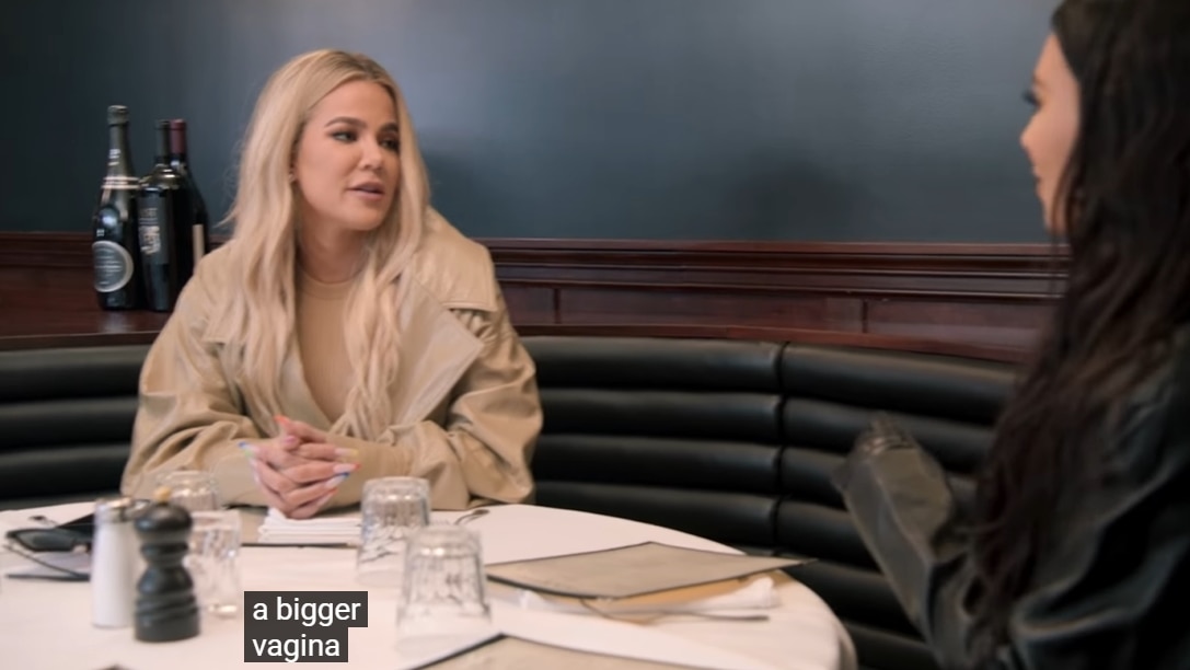 Kim Kardashian agreed to widen the 'vagina area' in the SKIMS bodysuits after her sister Khloé Kardashian suggested it needed 'a little more fabric'