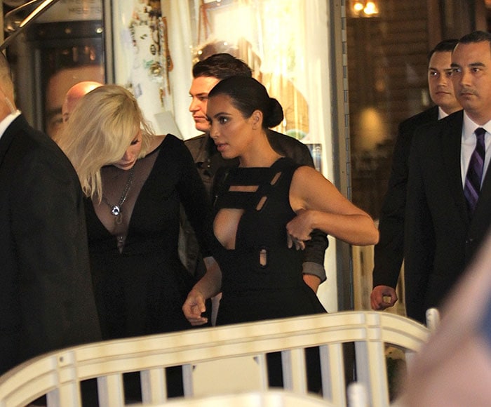 Kim Kardashian arrives at Charlotte Tilbury’s VIP Beauty Launch presented by Nordstrom