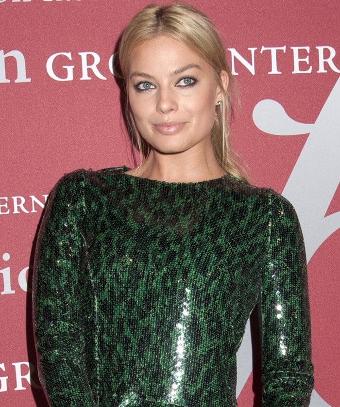 Margot Robbie showcased why blonde is undoubtedly her most flattering shade at the 2014 FGI Night of Stars event
