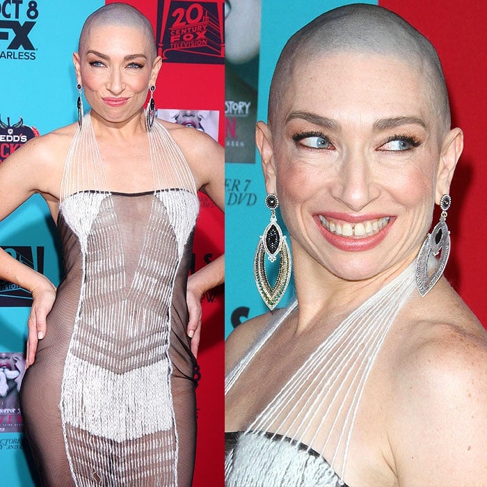 Naomi Grossman modeling all the angles of her Natalia Fedner haute couture 2014 Empress gown