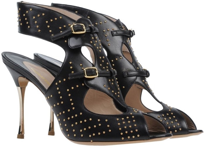 Nicholas Kirkwood Black Sandals