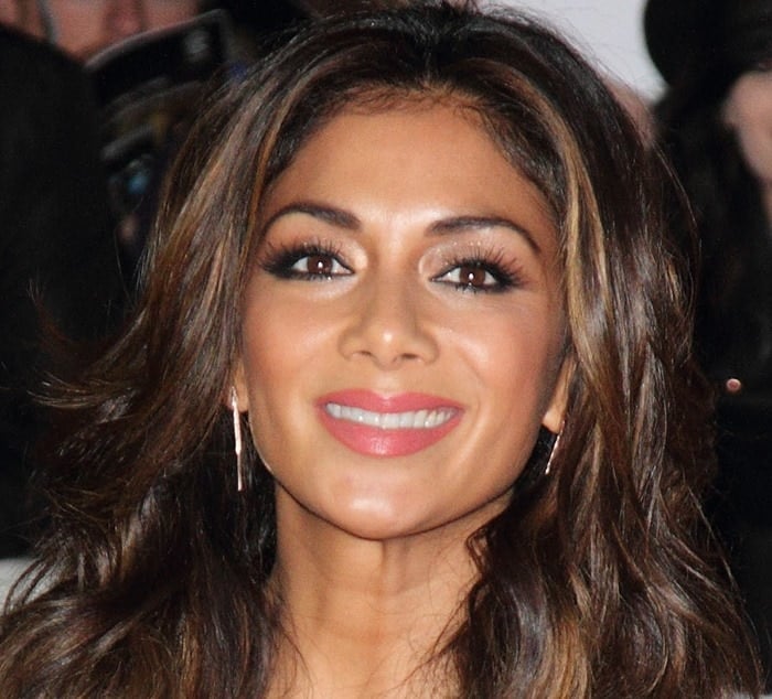 Nicole Scherzinger at the MOBO Awards at Wembley Arena in London, England, on October 22, 2014