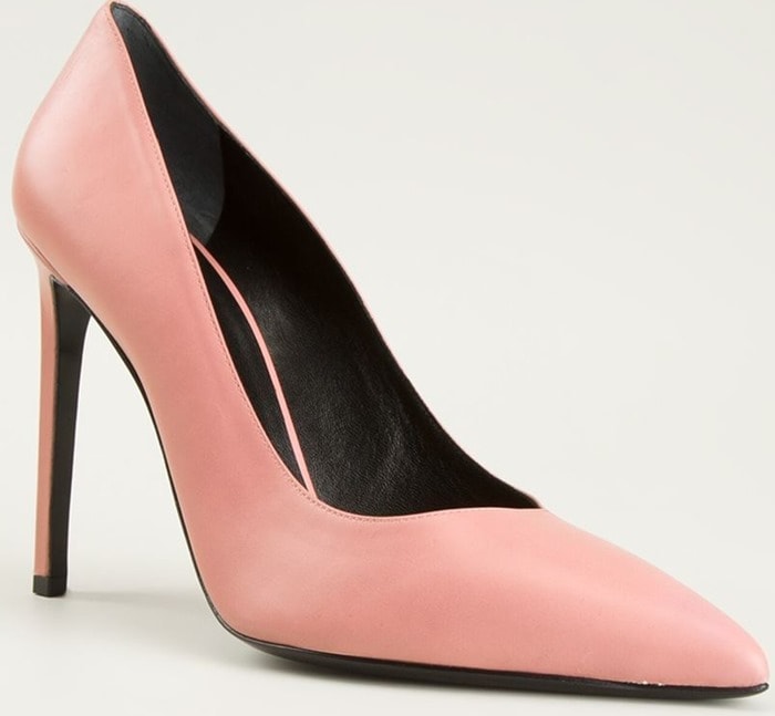 Saint Laurent Pink Paris Pumps