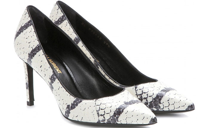 Saint Laurent Snakeskin Pumps