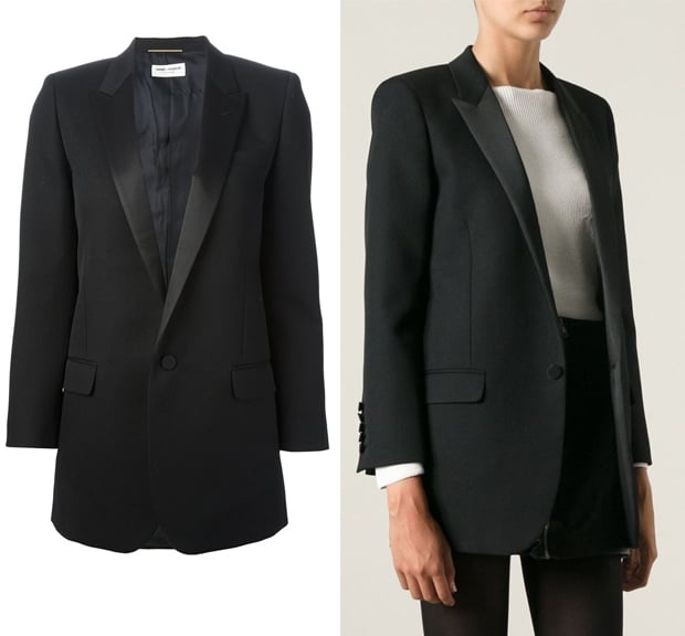 Saint Laurent Tuxedo Style Blazer