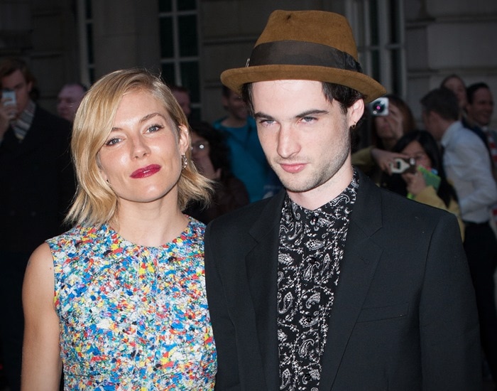 Sienna Miller and Tom Sturridge at the world premiere of his film, Effie Gray, held at the Curzon Mayfair in London, England, on October 5, 2014