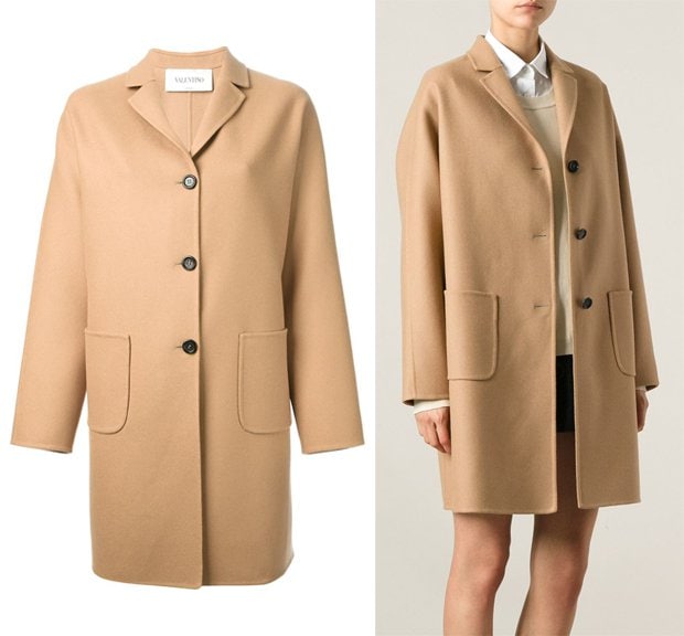 Valentino Single Breasted Coat