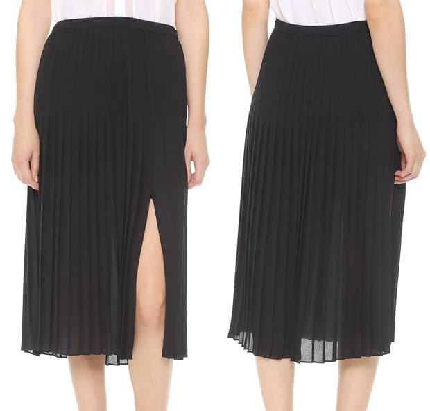 Vince Pleated Skirt