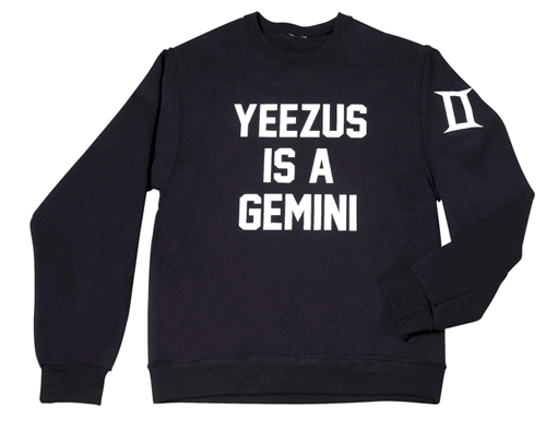 Private Party Yeezus is a Gemini Sweater