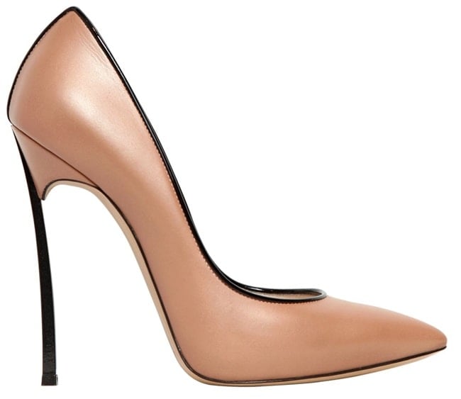 Casadei Blade Pumps in Nude