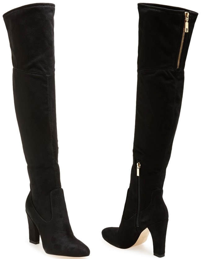 Ivanka Trump "Sarena" Thigh-High Suede Boots