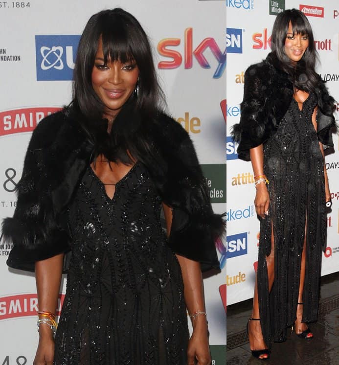 Naomi Campbell attends the 2014 Attitude Magazine Awards held at Banqueting House