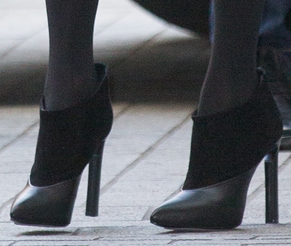 Taylor Swift's paneled Diad ankle booties by Jimmy Choo
