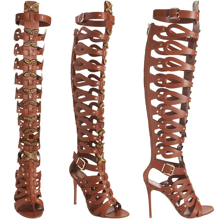 Altuzarra x Gianvito Rossi Knee-High Gladiator Sandals