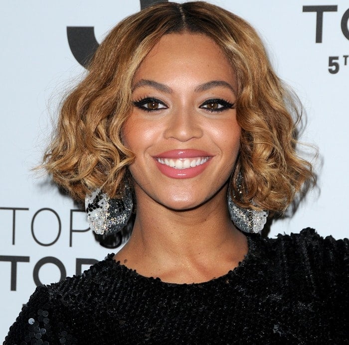 Beyonce at the Topshop Topman Flagship Store Opening at Grand Central Terminal in New York City on November 4, 2014