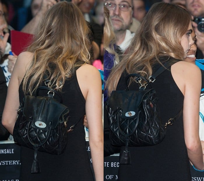 Cara Delevingne's Mulberry bag can be worn three ways