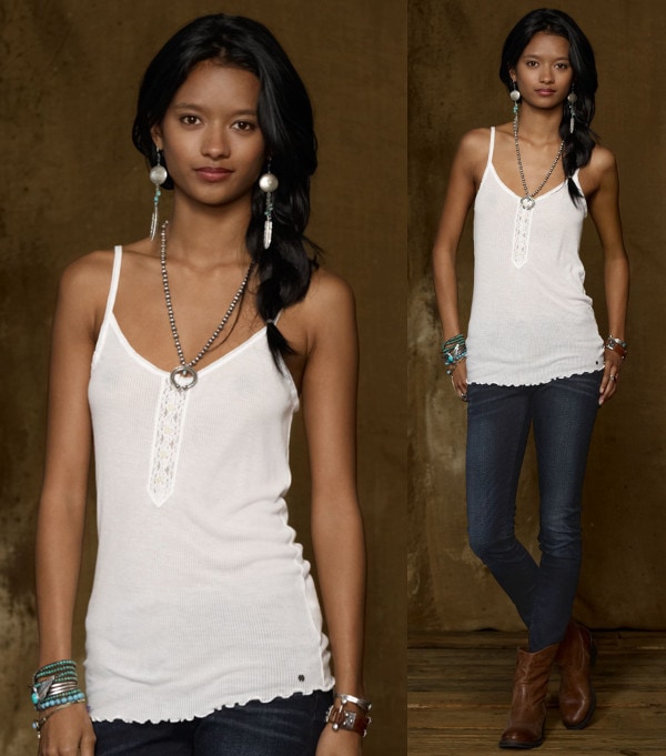 Lace-Trim Camisole