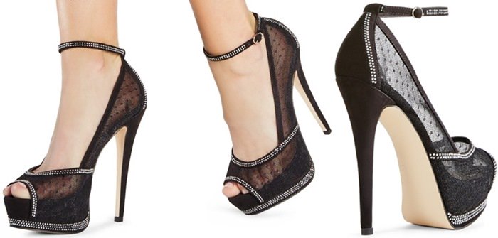 Geralyn Peep-Toe Pumps